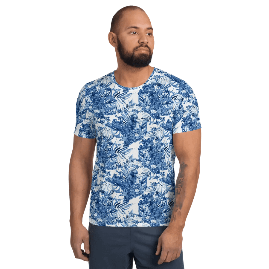 Azure Jungle | Men´s Athletic T-Shirt product image (1)