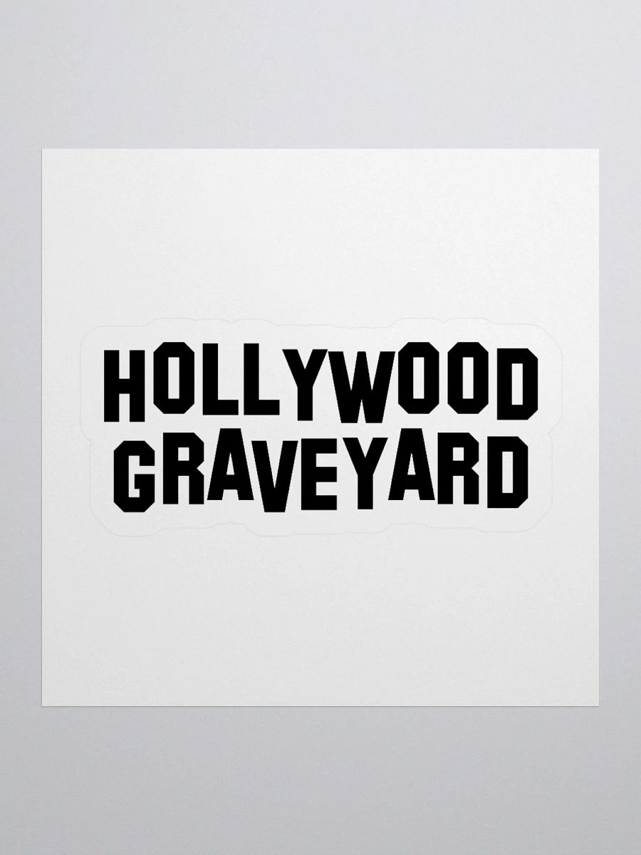 Hollywood Graveyard Sticker product image (1)