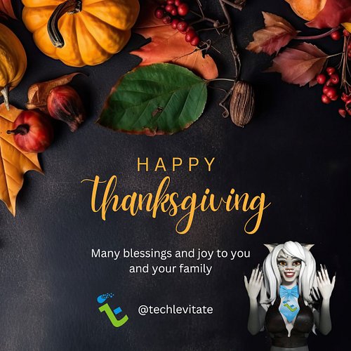 Grateful hearts, endless thanks. Happy Thanksgiving from all of us!