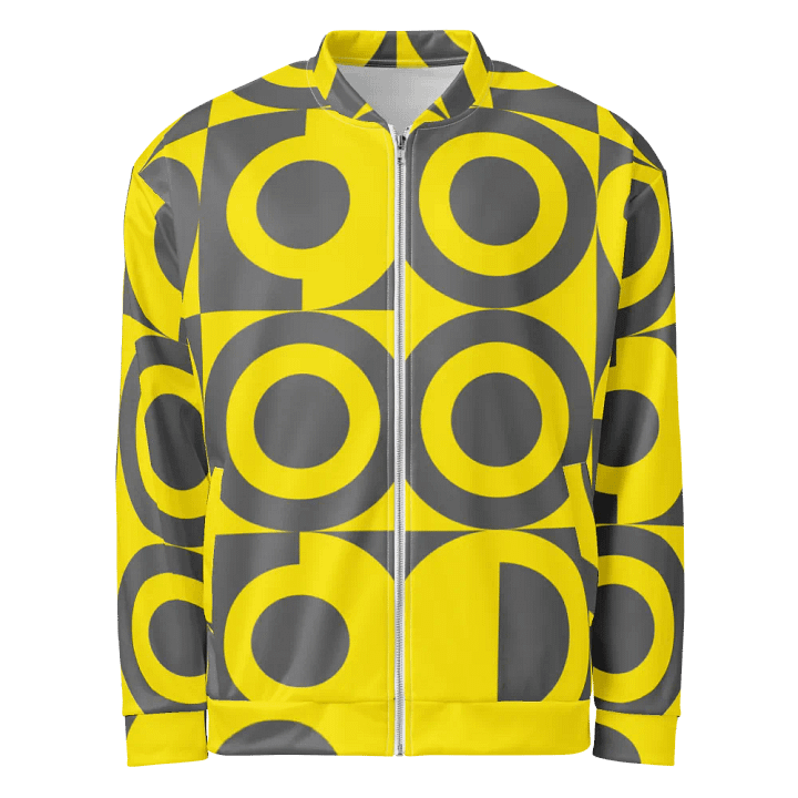 Geometric Glow All-Over Bomber Jacket product image (1)