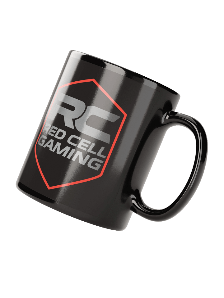 Red Cell Gaming Logo Black Glossy Mug product image (4)