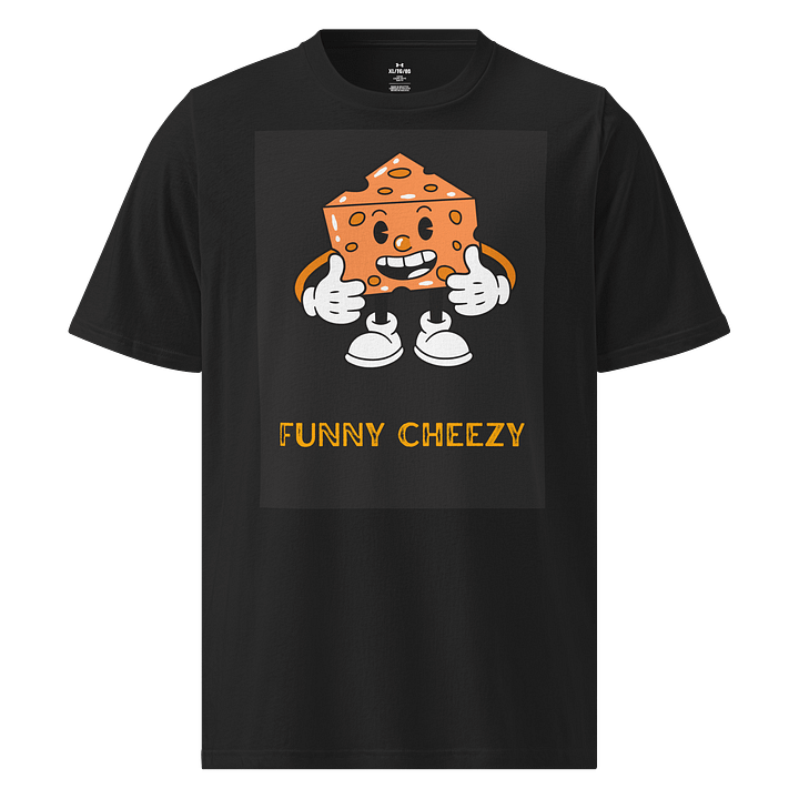 Cheezy Thumbs-Up Cartoon Athletic T-Shirt product image (1)