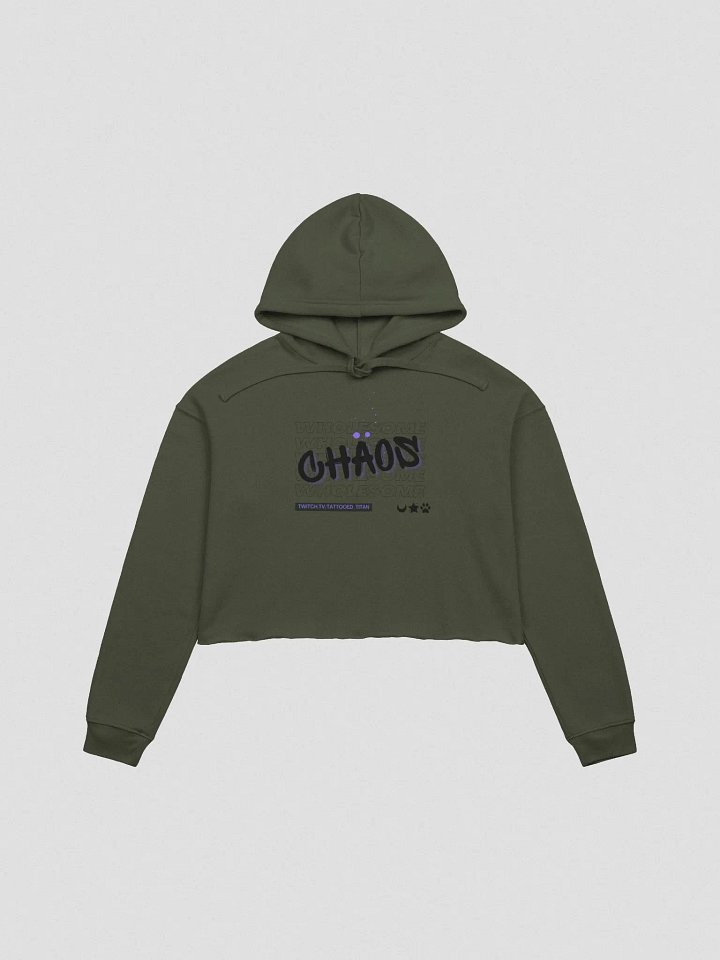 Wholesome Chaos Graffiti Cropped Hoodie product image (3)