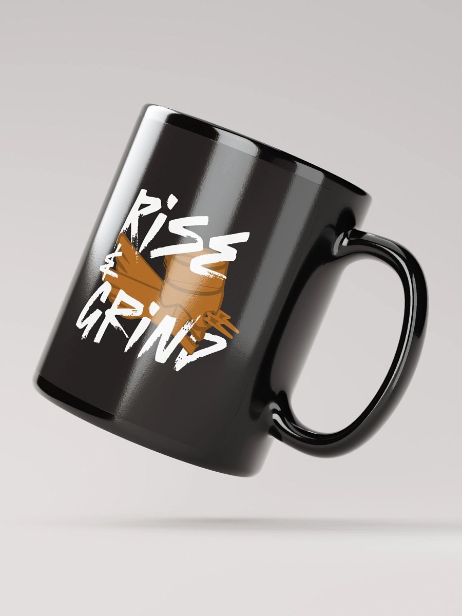 Rise & Grind Black Mug product image (3)