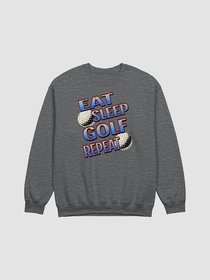 Eat Sleep Golf Repeat Angle Enthusiast Crewneck Sweatshirt product image (7)