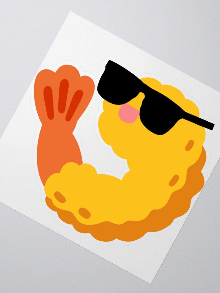 Shrimply Too Cool Sticker product image (2)