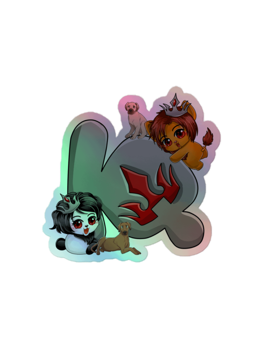 KQ Logo Holographic Sticker product image (1)