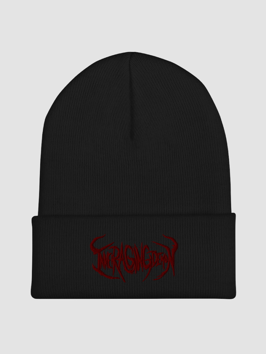 [InnerRagingDemon] Embroidered Cuffed Beanie Yupoong 1501KC product image (1)