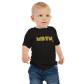 👶 Baby T-shirt with gold logo product image (1)