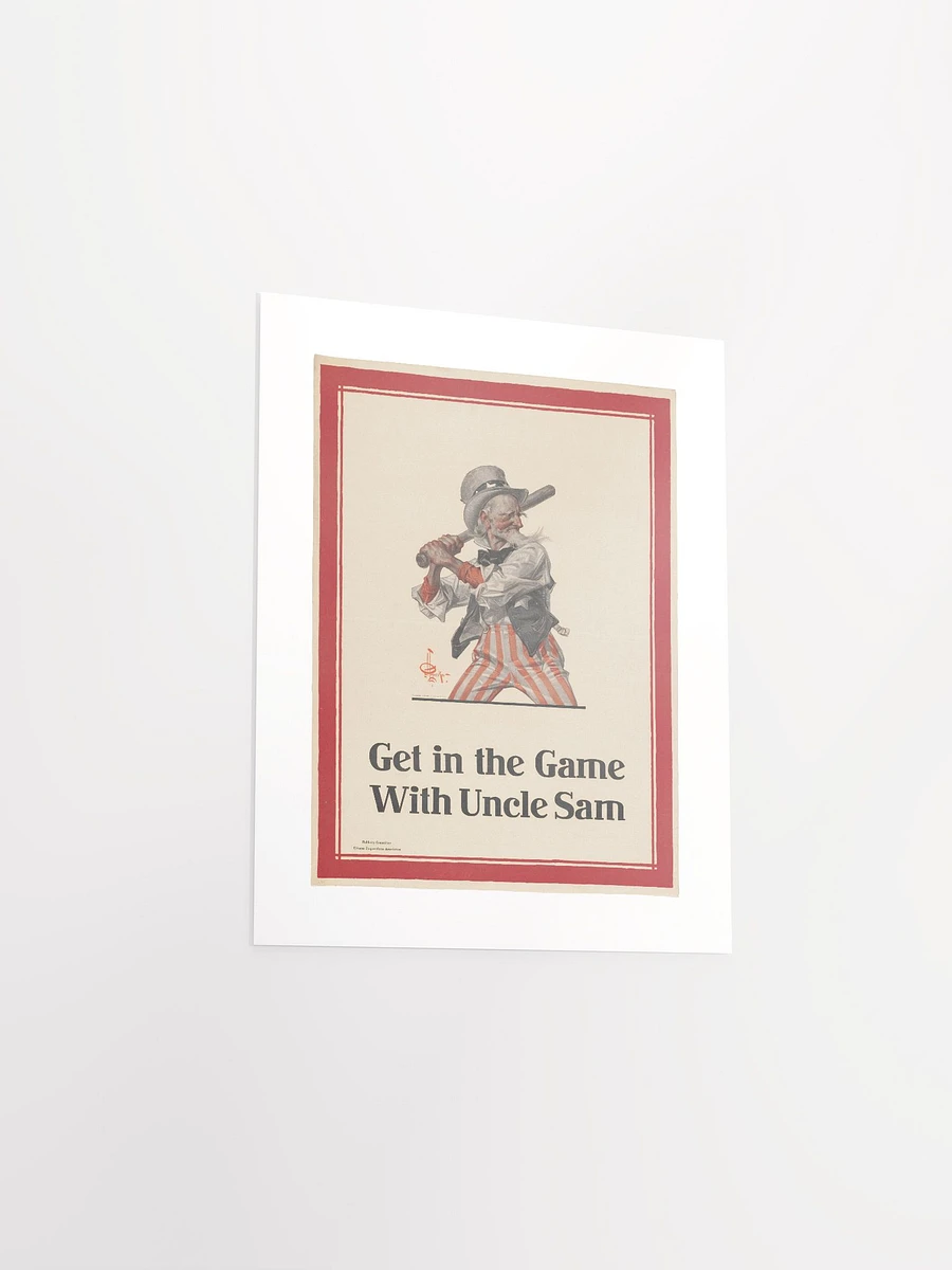 Get in the Game With Uncle Sam by J.C. Leyendecker (1917) - Print product image (3)