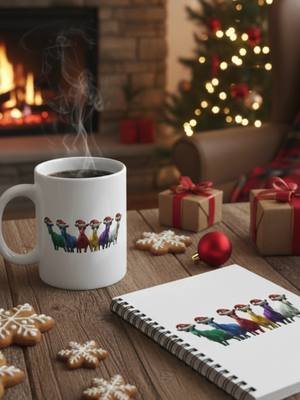 Colorful Cool Christmas Goats♥ Getting in the Christmas spirit with this new fun design from spazticgoat.redbubble.com #holidayvibes #spazticgoat #uniquegifts #redbubbleshop #giftideas #goatlovers