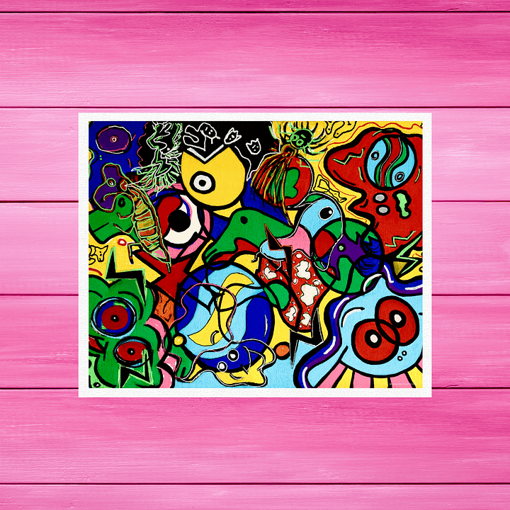 Chaos Turning Chaos | Art Print product image (1)