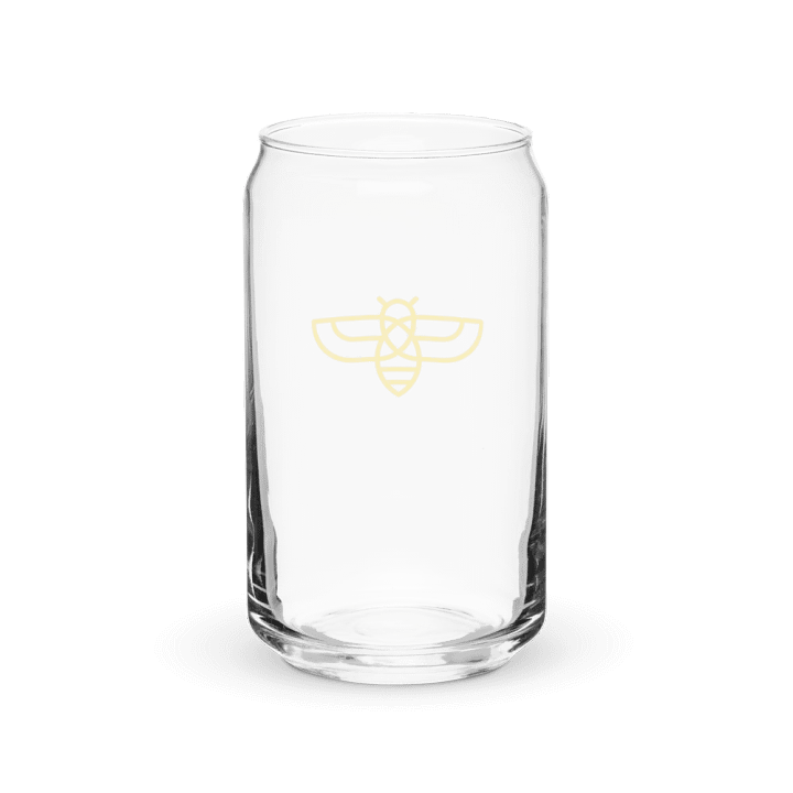 Bee Glass with lid option product image (6)