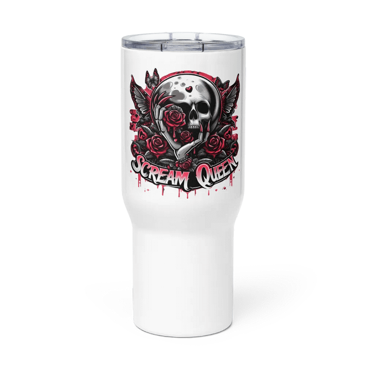 Gothic Scream Queen Skull Travel Mug product image (2)