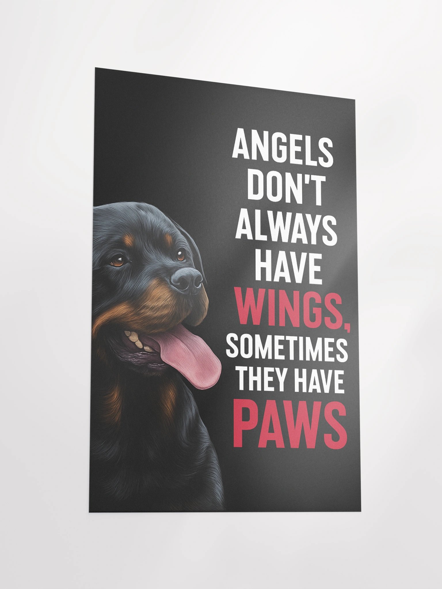 Rottweiler Paws of an Angel Poster product image (5)