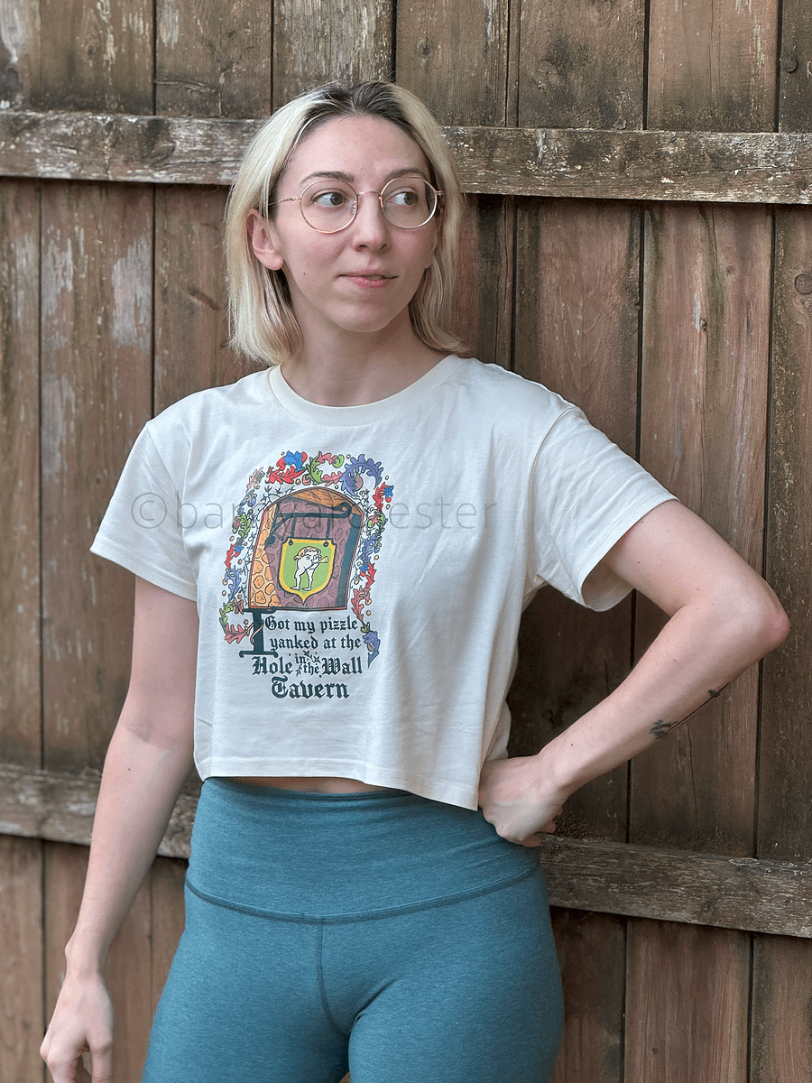 Hole in the Wall Tavern Crop Top, KCD2 Pizzle product image (1)