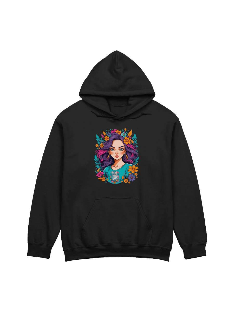 Bloomcore Flower Girl v2 - Gildan Classic Hoodie - Gildan 18500 product image (4)