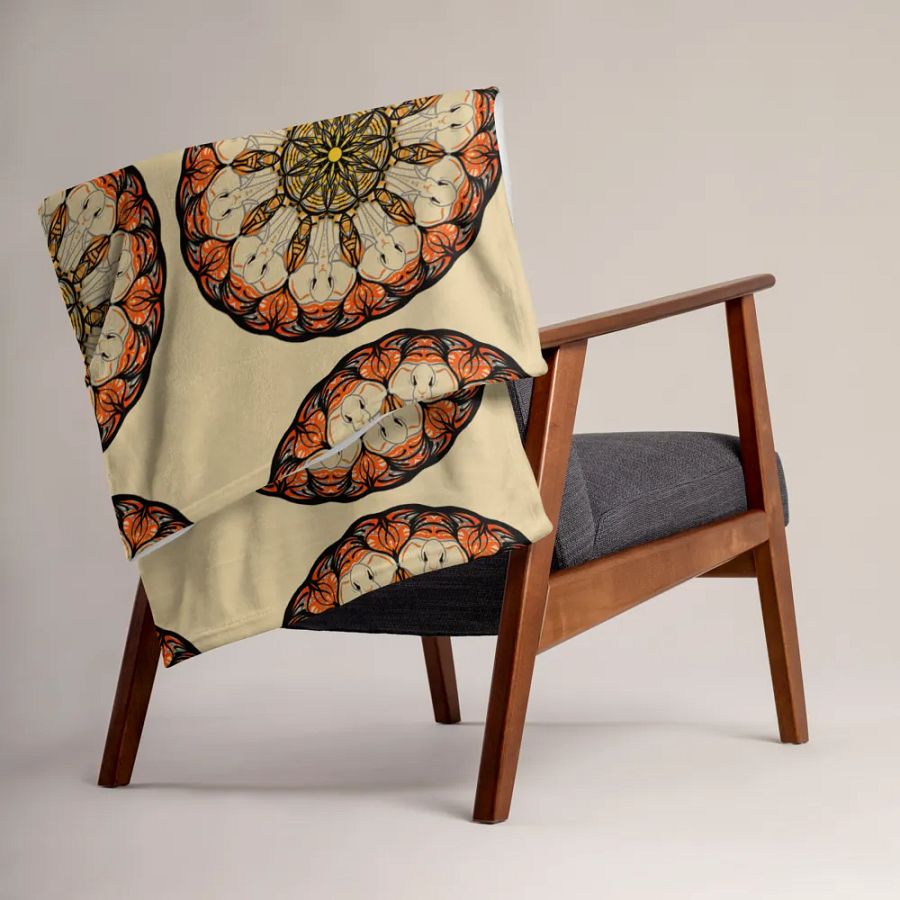 Mandala Elephants Throw Blanket product image (6)