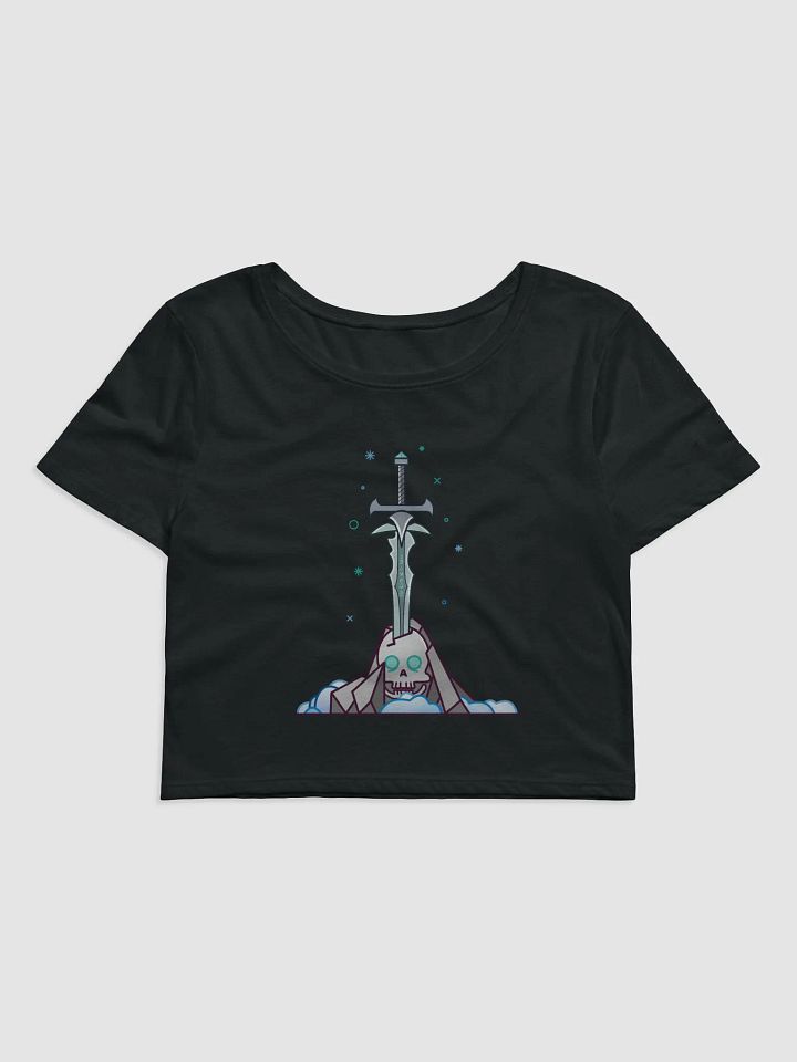 Sword in the Skull - Lich Variation - Crop Tee product image (1)