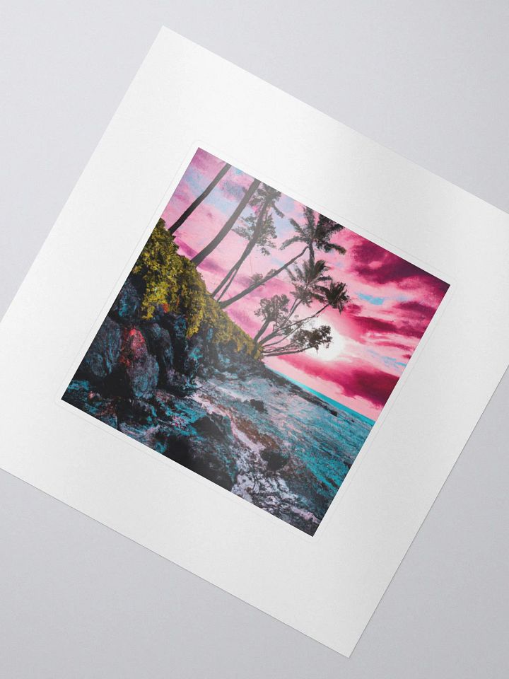 Galactic Wild Colorful Beach Sigma Sticker product image (2)