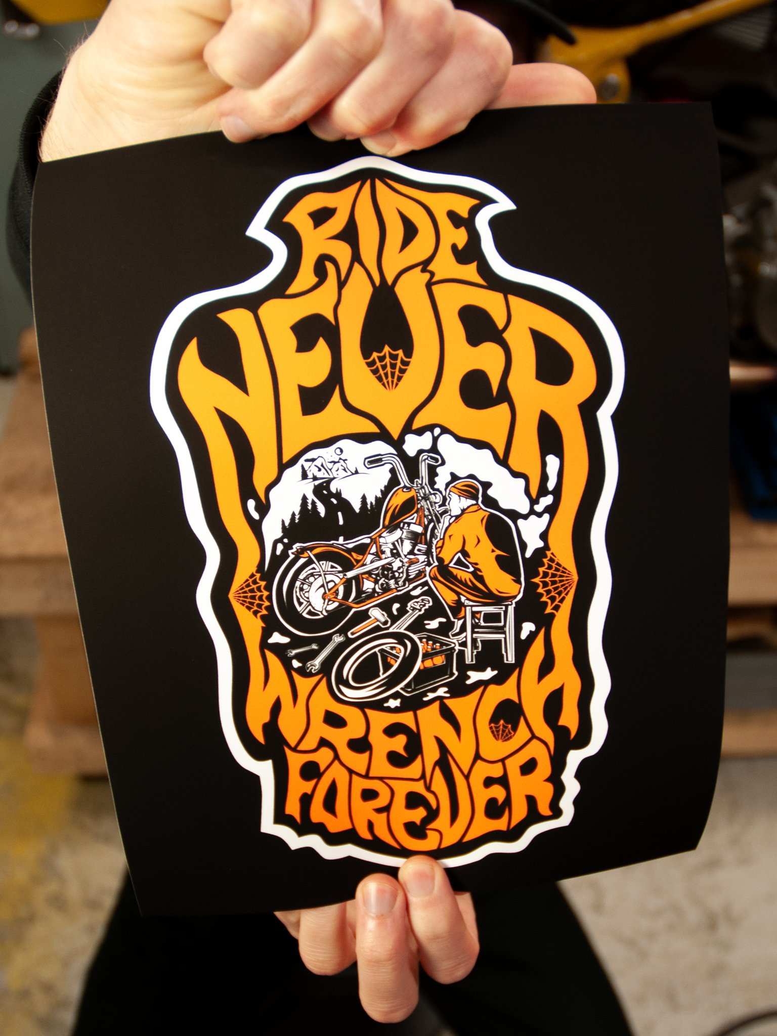 Ride Never Wrench Forever Poster product image (1)