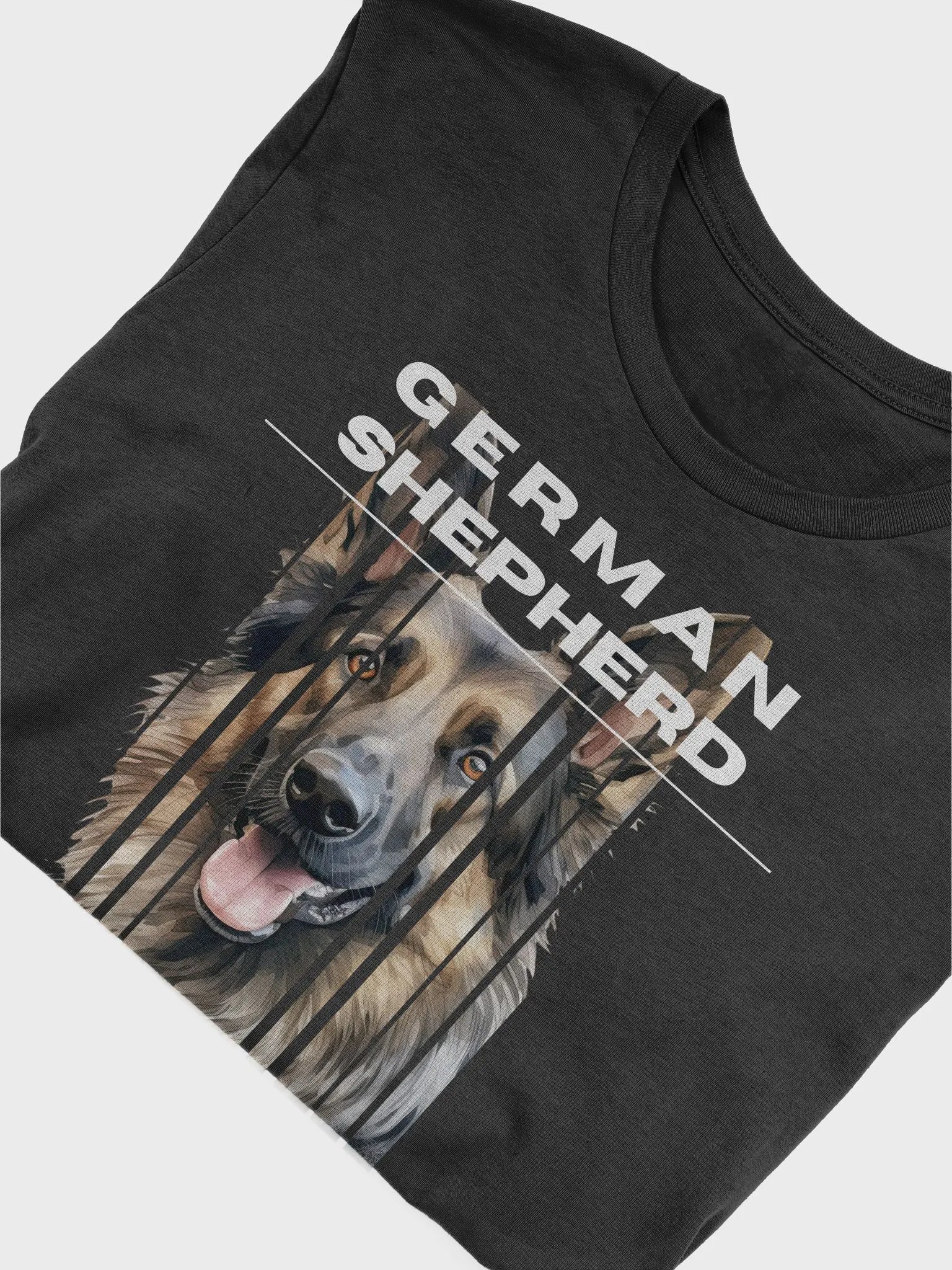 Dark Color German Shepherd Regular Fit T-shirt product image (5)