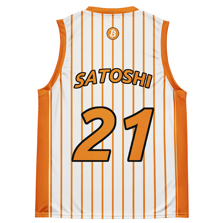 Satoshi Bitcoin Jersey (White) product image (1)