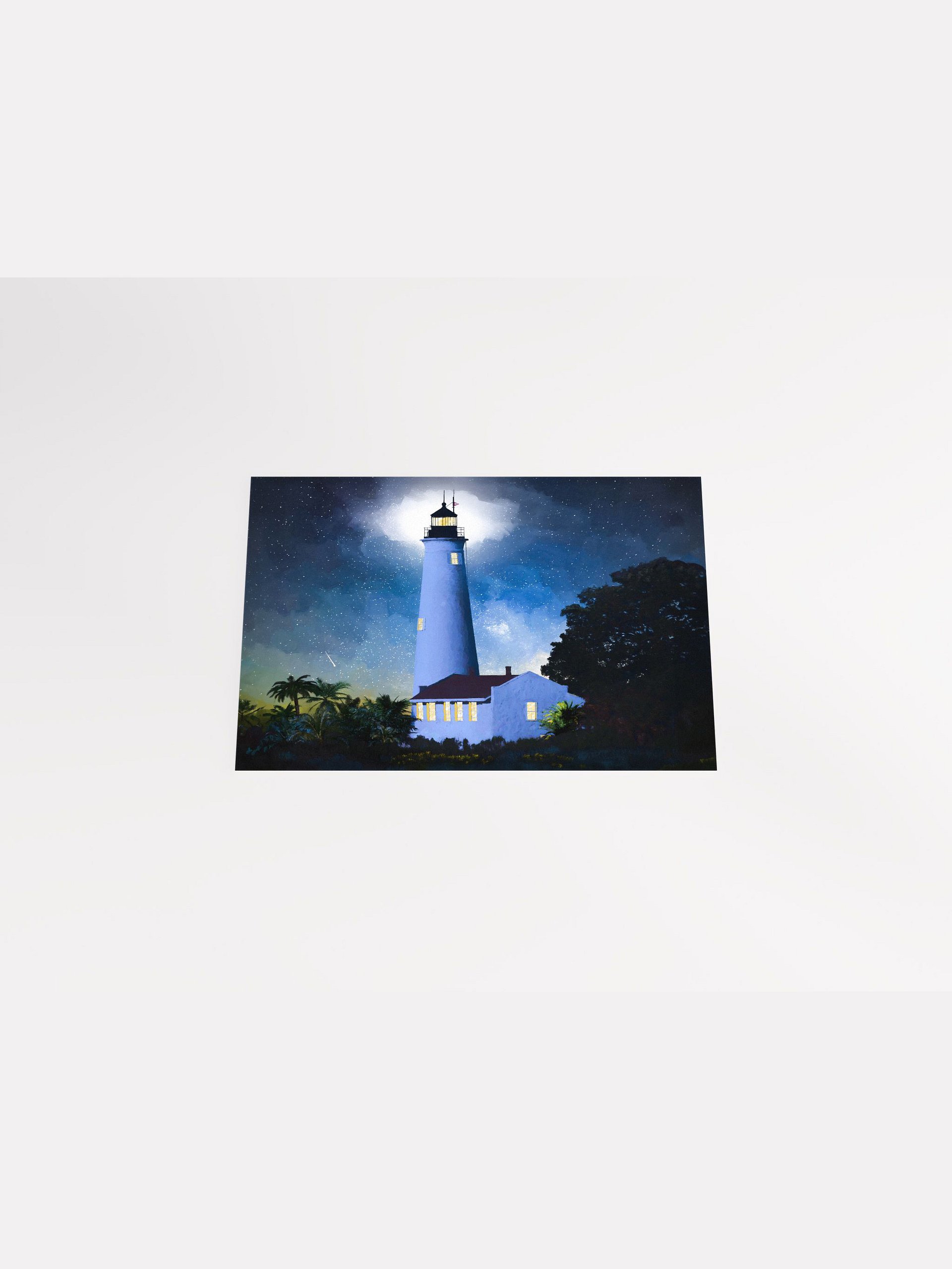 Historic St Marks Lighthouse – Florida Studio Art Print product image (4)