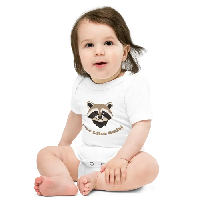 Happy Raccoon Baby Onesie product image (2)