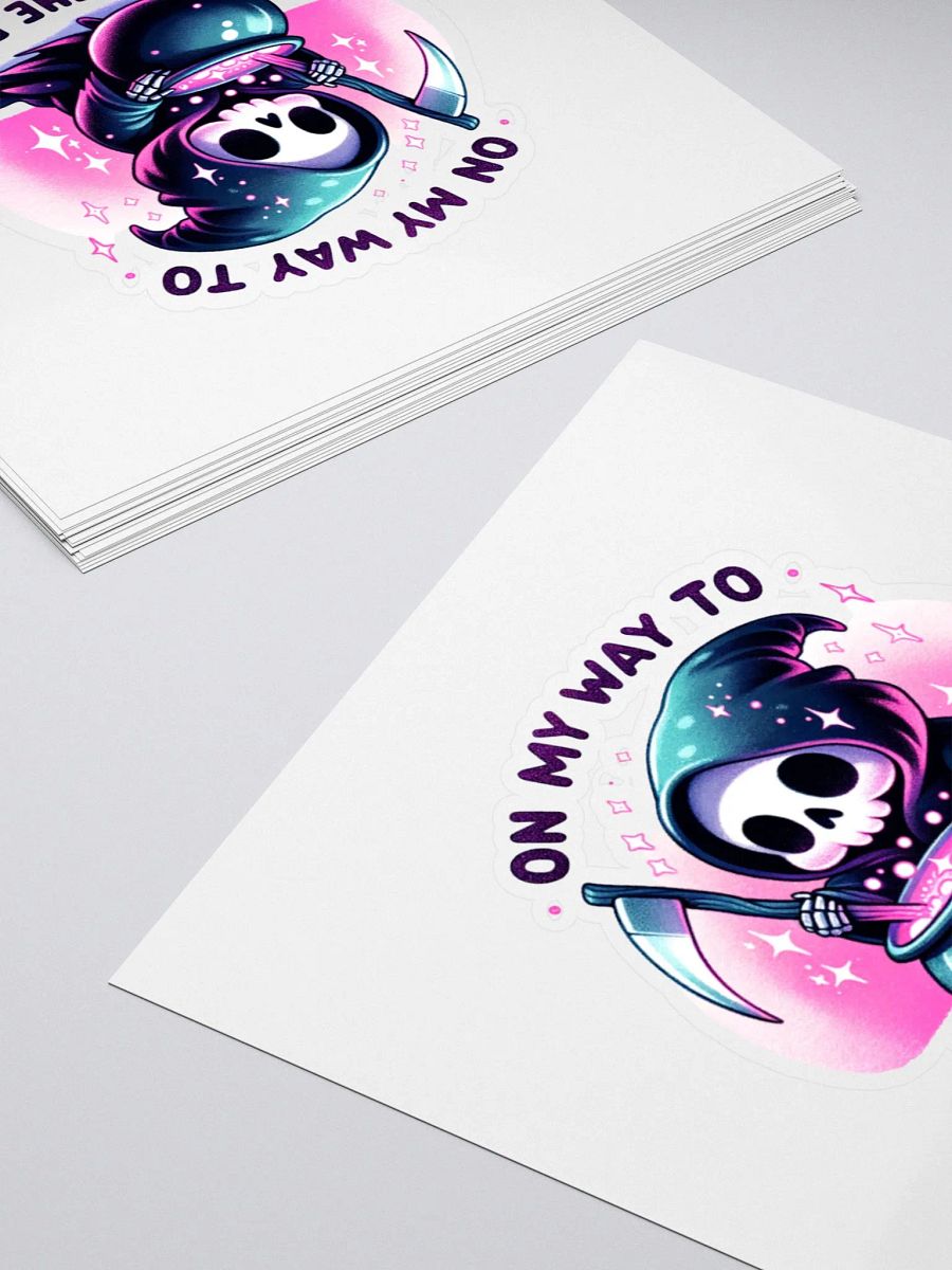 Whimsical Grim Reaper Stirring The Pot Sticker product image (11)