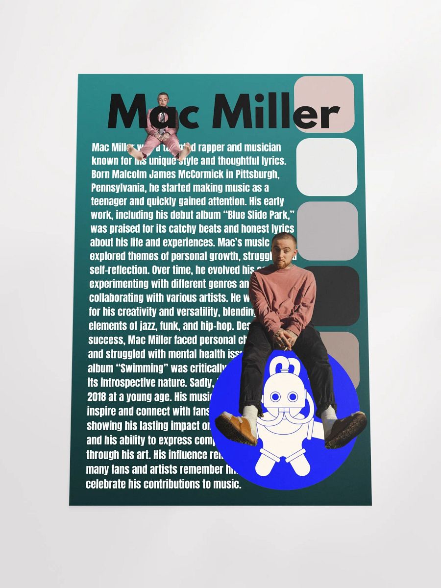 (20x30in) Mac Miller: Premium Unframed Poster product image (4)