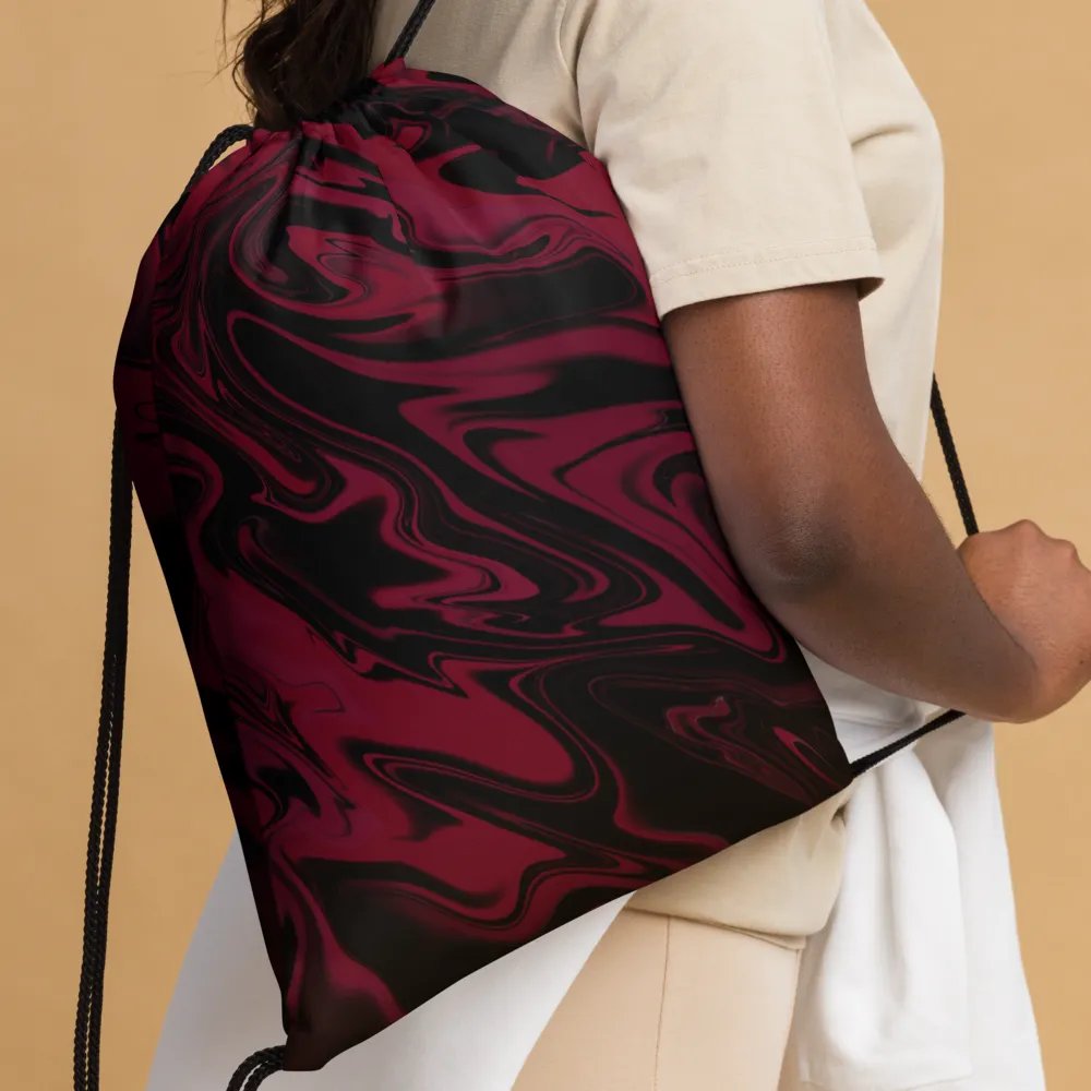 Stylish Swirl Drawstring Bag product image (4)
