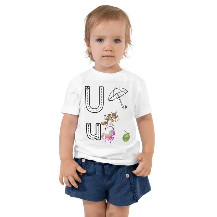JoBeth Design White ☔ Uu Toddler T-Shirt👚 product image (1)