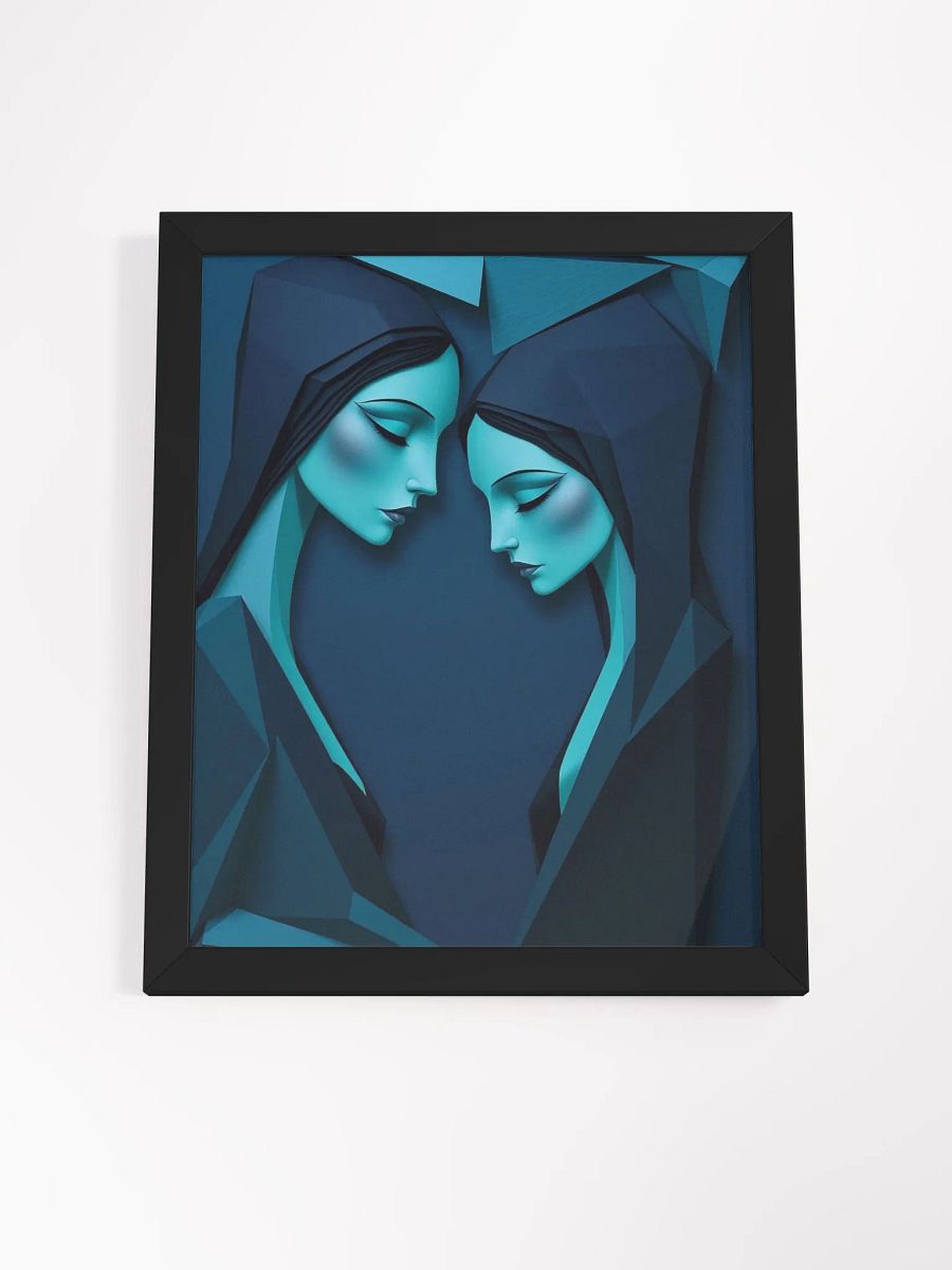Symmetry in Blue Framed Print product image (22)