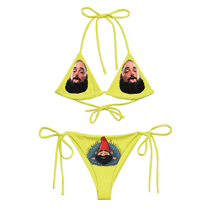 Peeking gnome yellow string "Zuk-kini" product image (1)