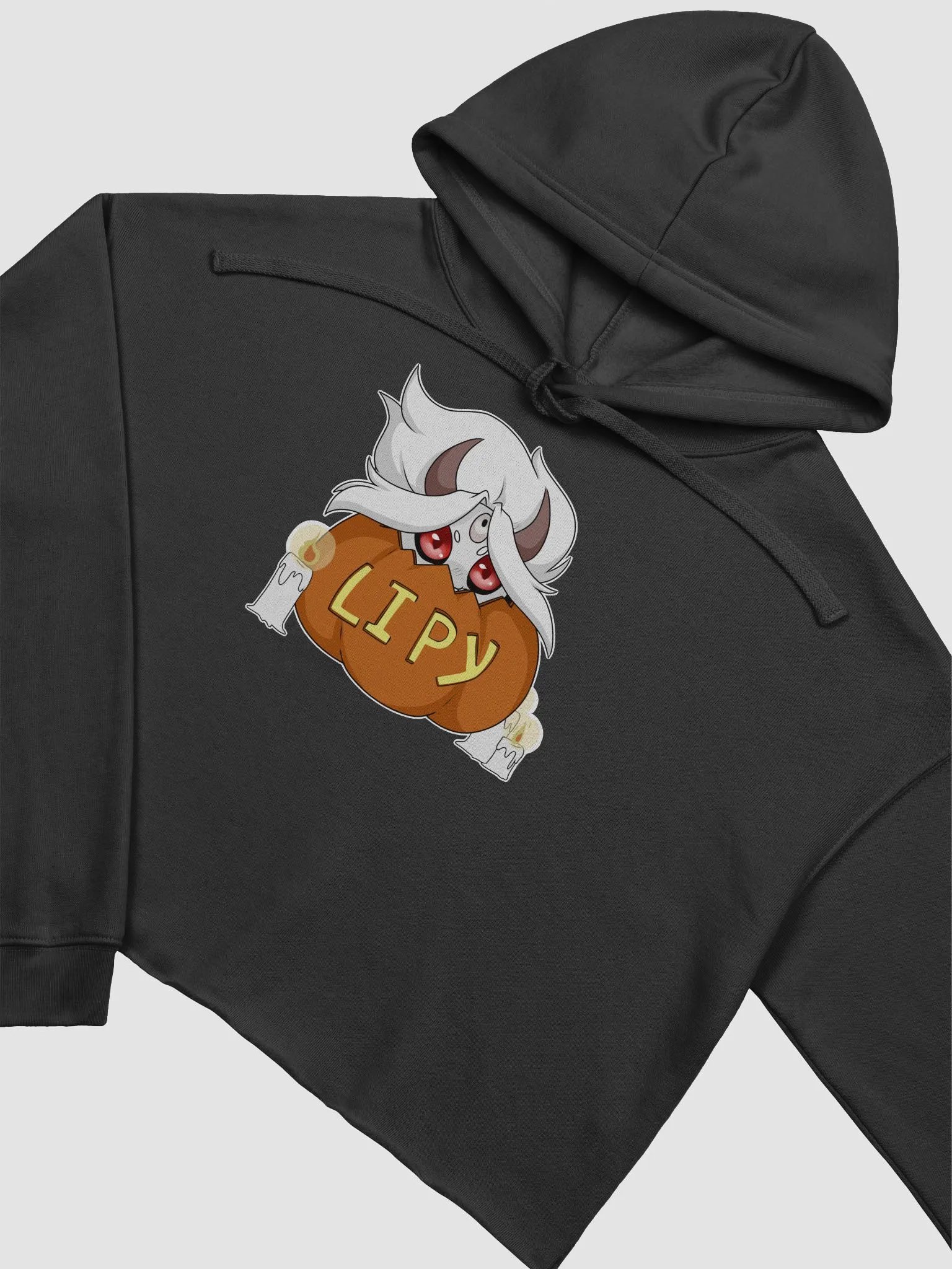 Lipy Pumpkin Crop Hoodie product image (2)