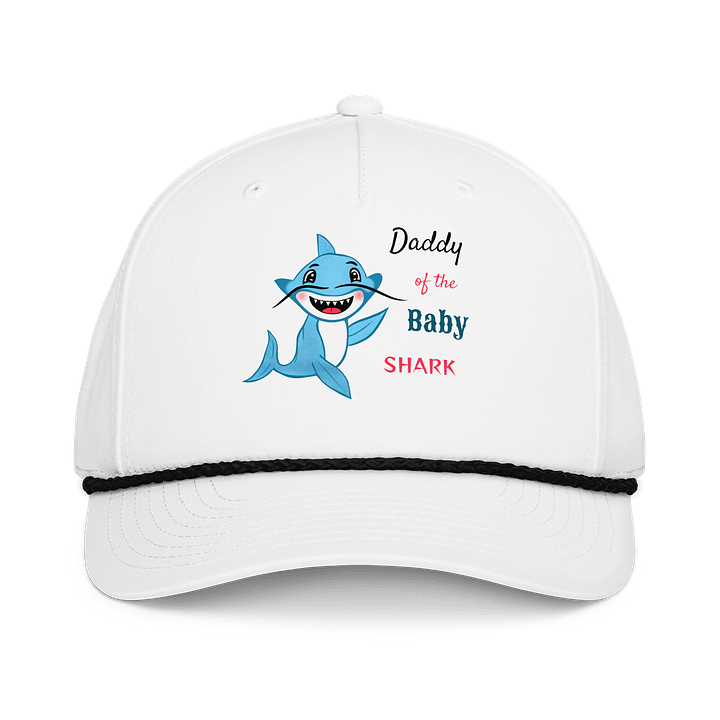Smiling Daddy Shark Classic Rope Cap product image (1)