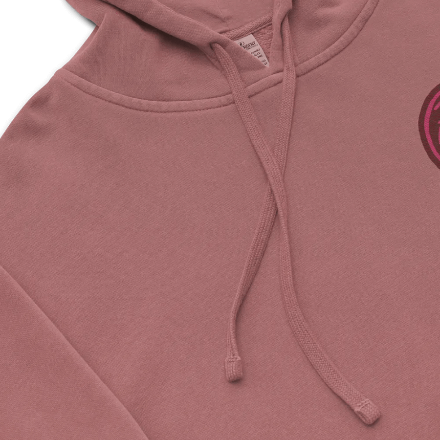In My Head (L.C. rose design) embroidered pigment hoodie product image (8)