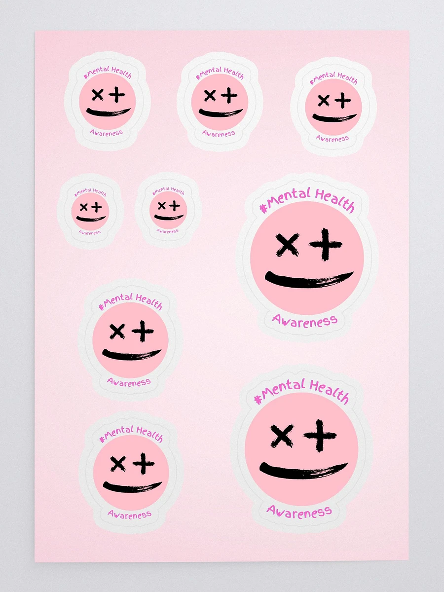 Mental Health Awareness - Pink Kiss Cut Sticker Sheet product image (3)