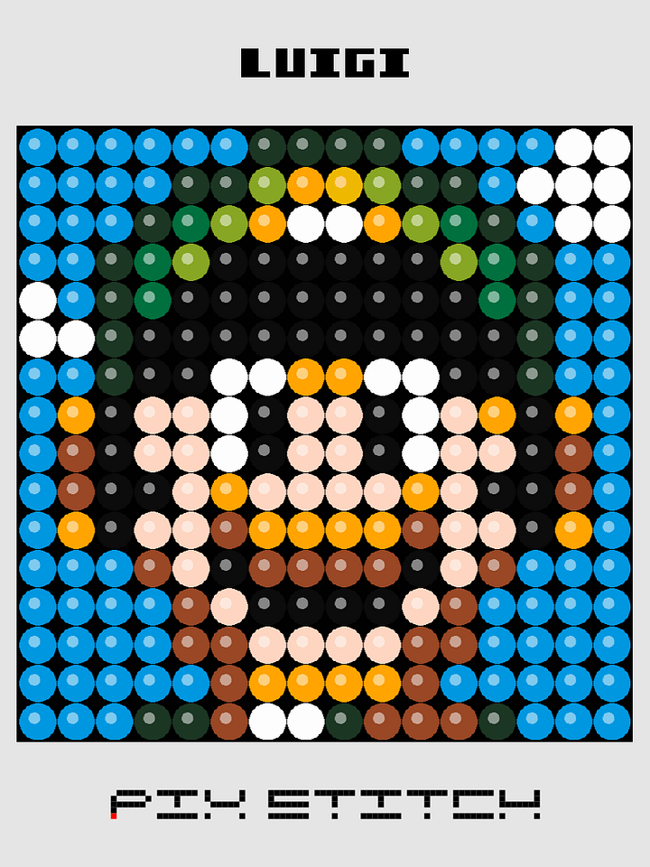 Luigi Pixel Art product image (1)