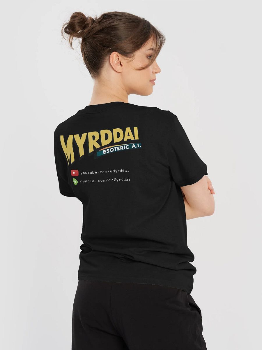 MYRDDAI: Esoteric A.I. Basic Unisex Tee with Back Logo product image (6)