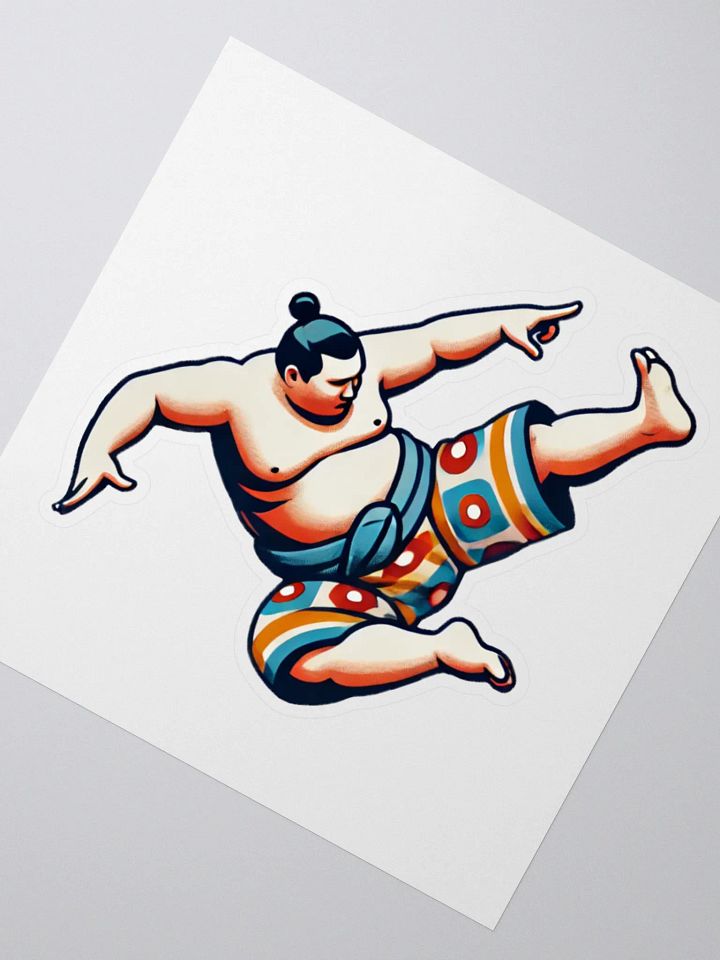 Sumo B-Boy Sticker - Flying Kick product image (2)