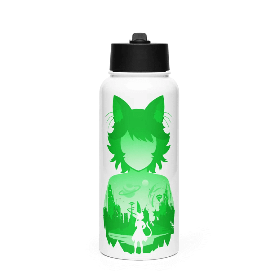 Cyber Kitty (Stainless Steel Bottle) product image (1)