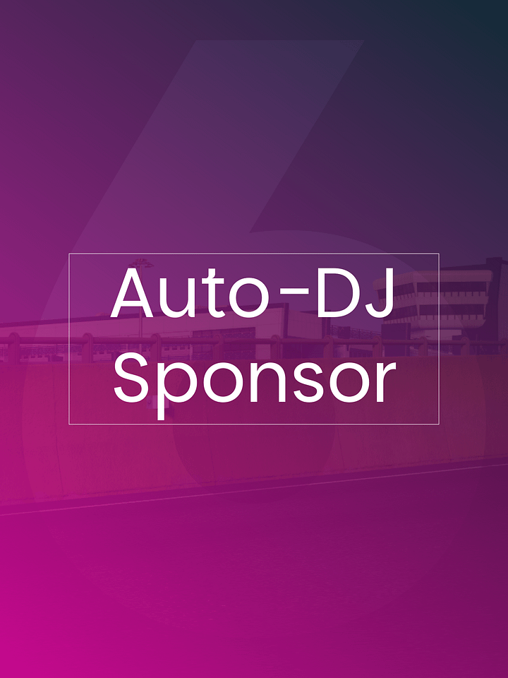 AutoDJ Sponsor - 6 Months product image (1)