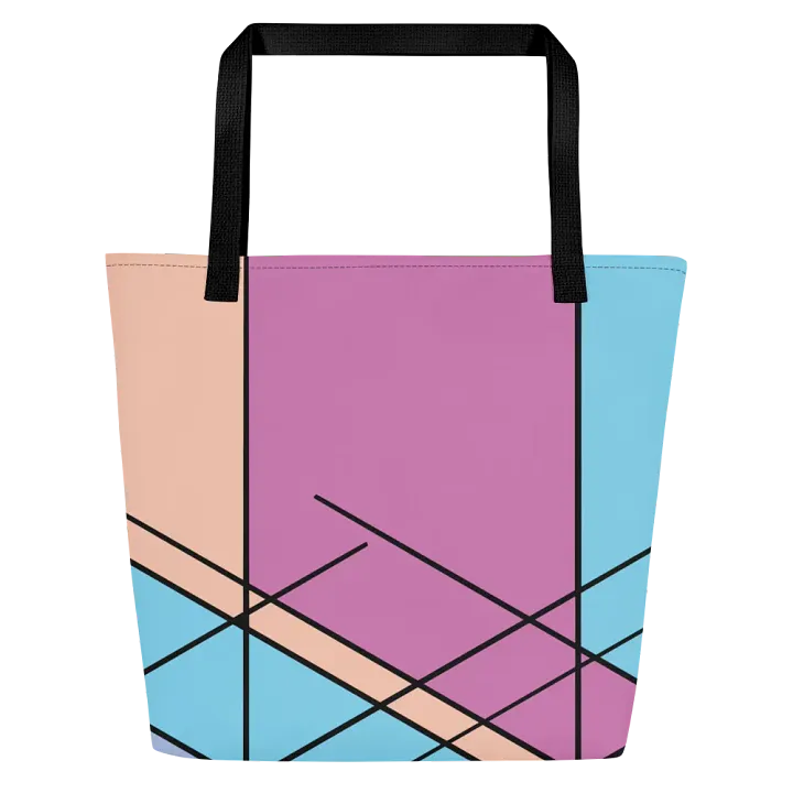 Vibrant Geometric Colorful Design All-Over Tote Bag product image (1)