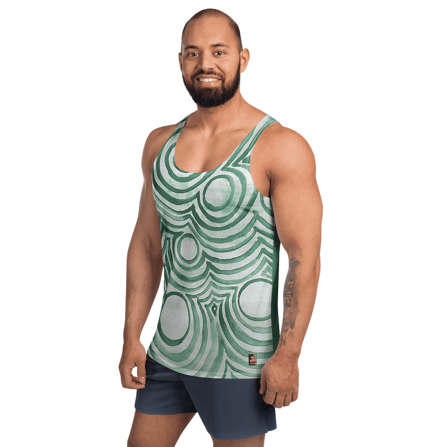 "Green Swirl" Men's Tank Top product image (2)