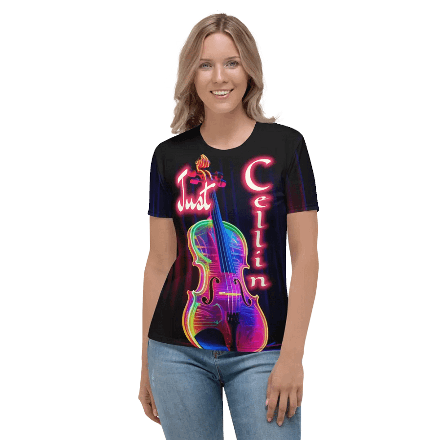 Just Cellin Music All Over Print T-shirt product image (2)