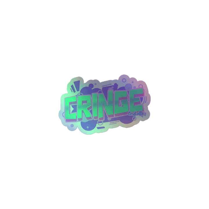 Cringe Holo Sticker product image (1)