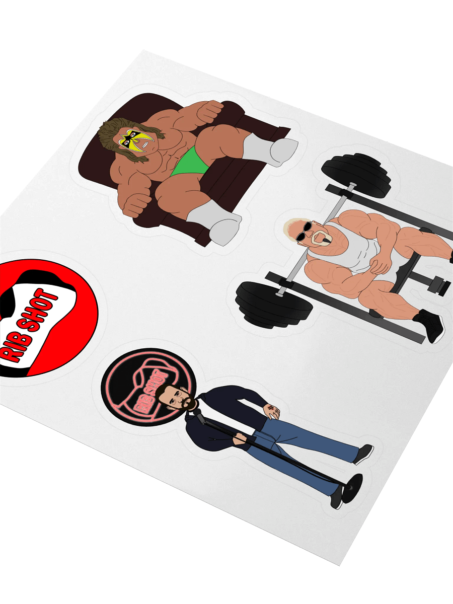 Rib Shot Sticker Set product image (3)