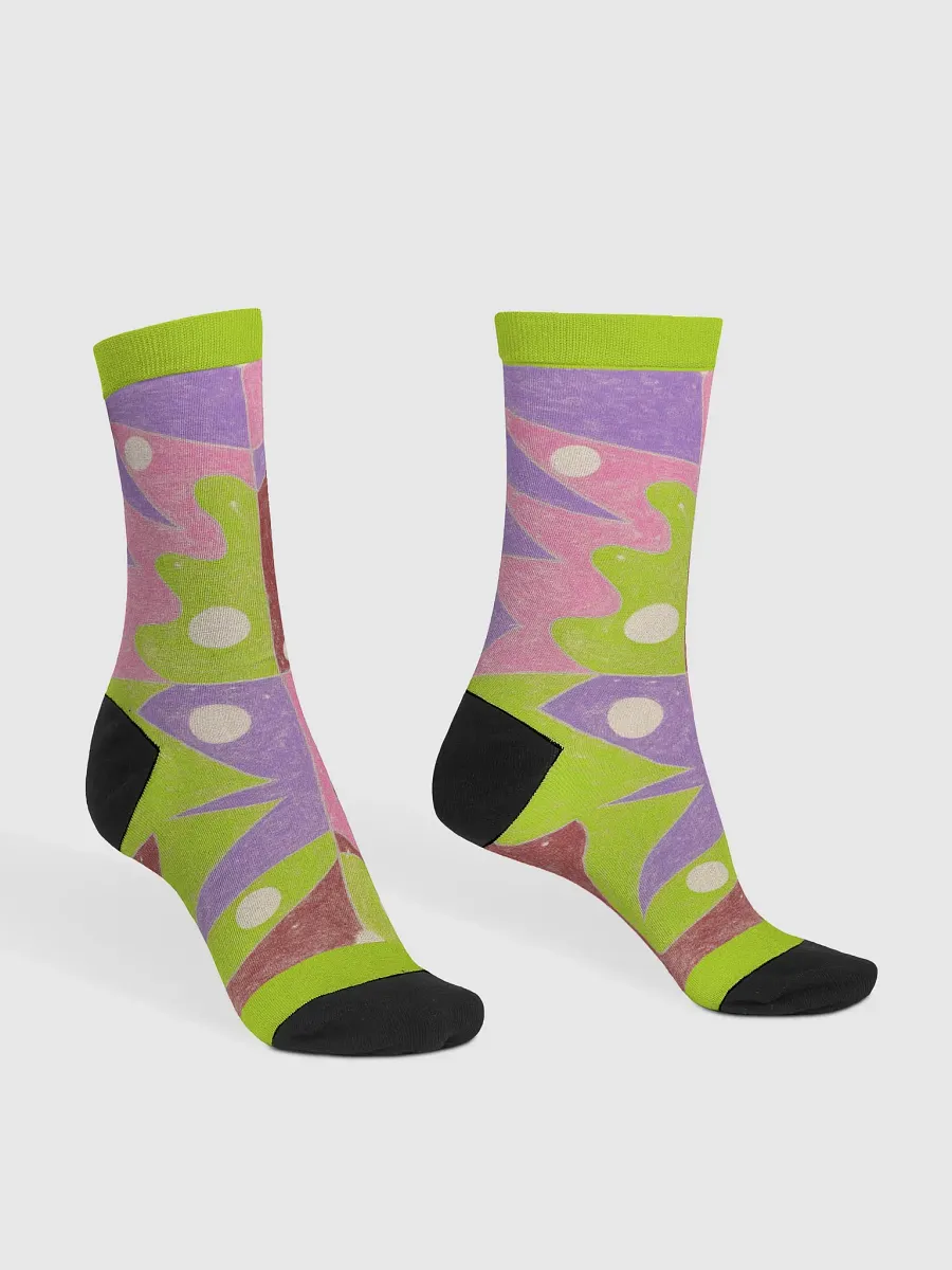 Cartoon College 3 crew socks (var 1) product image (1)